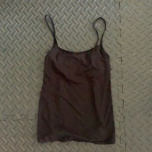 Black Tank Top With Built in Bra